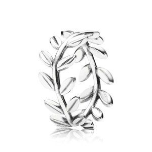 Pandora Laurel Wreath Olive Ring Size 6 (52)